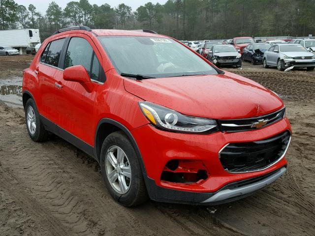 3GNCJLSB8JL161735 - 2018 CHEVROLET TRAX 1LT RED photo 1