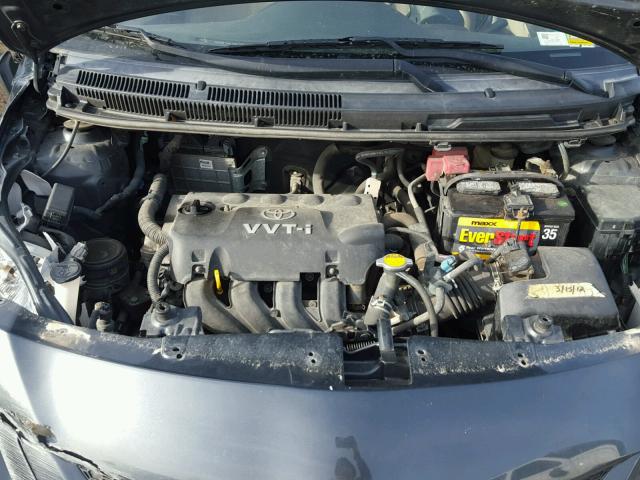 JTDBT923371063903 - 2007 TOYOTA YARIS BLUE photo 7