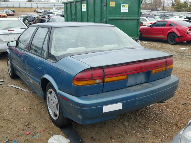 1G8ZK5574RZ238540 - 1994 SATURN SL2 GREEN photo 3