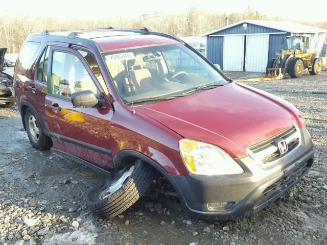 JHLRD78443C032712 - 2003 HONDA CR-V LX RED photo 1