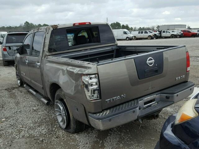 1N6BA07A87N225801 - 2007 NISSAN TITAN XE GRAY photo 3