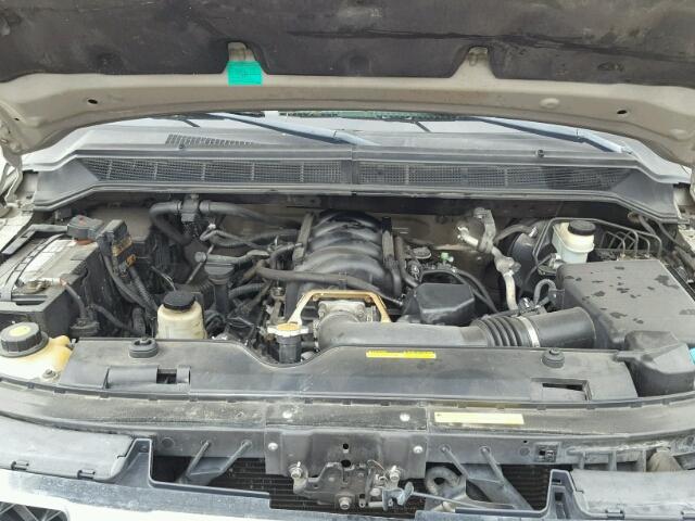 1N6BA07A87N225801 - 2007 NISSAN TITAN XE GRAY photo 7