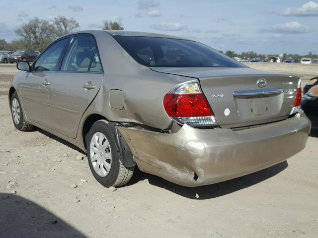 4T1BE32K35U600923 - 2005 TOYOTA CAMRY LE GOLD photo 3