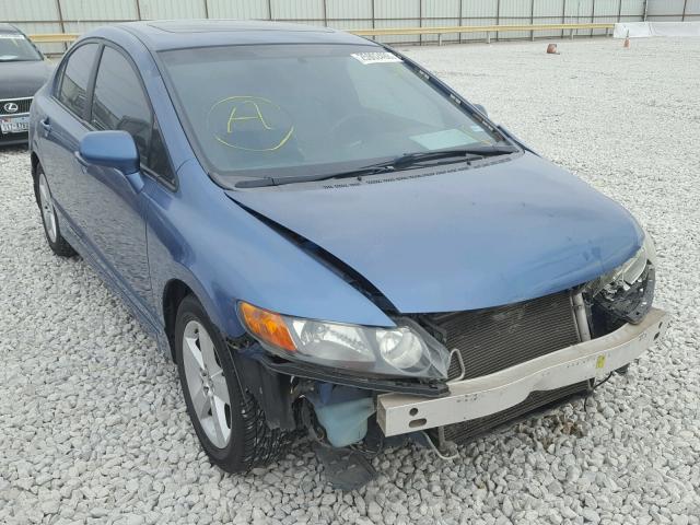 1HGFA16818L119083 - 2008 HONDA CIVIC EX BLUE photo 1