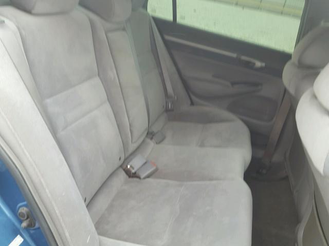 1HGFA16818L119083 - 2008 HONDA CIVIC EX ლურჯი ფოტო 6