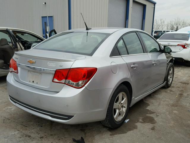 1G1PG5S93B7296489 - 2011 CHEVROLET CRUZE LT SILVER photo 4