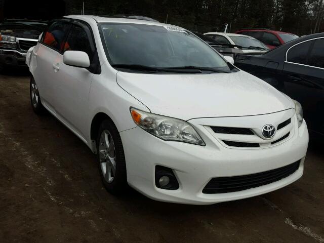 5YFBU4EE9CP009959 - 2012 TOYOTA COROLLA BA WHITE photo 1