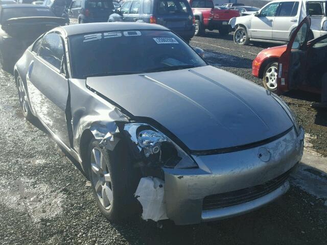 JN1AZ34E73T003047 - 2003 NISSAN 350Z COUPE SILVER photo 1