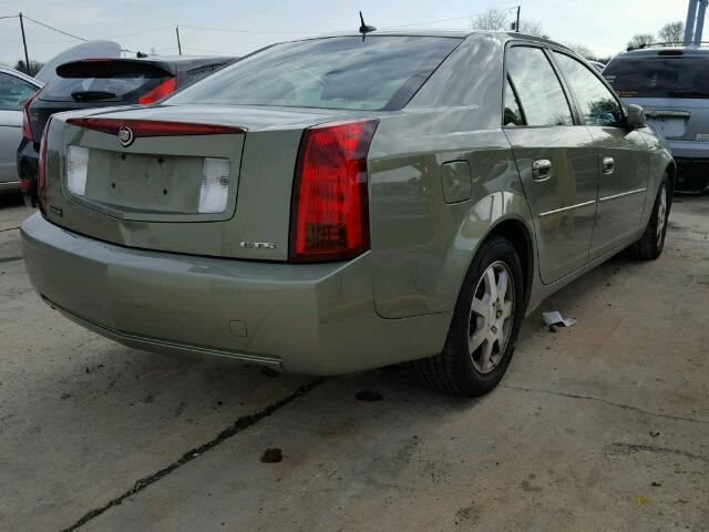 1G6DP567650201247 - 2005 CADILLAC CTS HI FEA GREEN photo 4