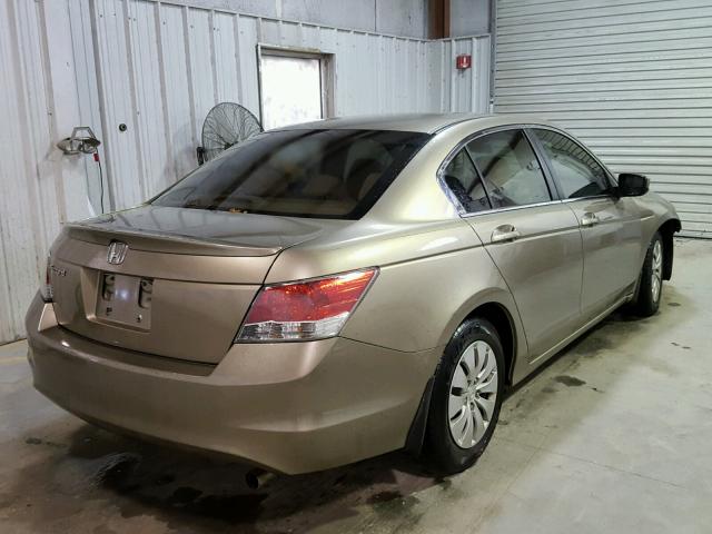 1HGCP26329A184212 - 2009 HONDA ACCORD LX GOLD photo 4