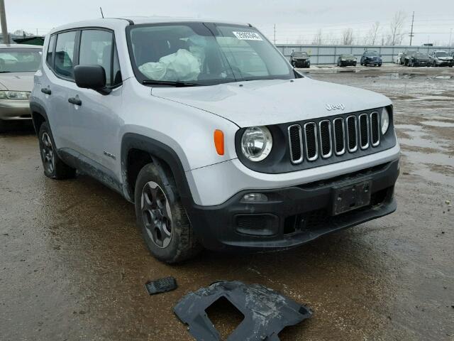 ZACCJAAT3FPB25814 - 2015 JEEP RENEGADE S SILVER photo 1