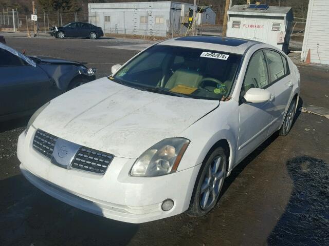 1N4BA41EX5C808231 - 2005 NISSAN MAXIMA SE WHITE photo 2