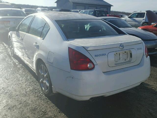 1N4BA41EX5C808231 - 2005 NISSAN MAXIMA SE WHITE photo 3