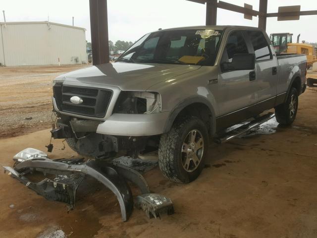 1FTPW14V37FA79910 - 2007 FORD F150 SUPER SILVER photo 2