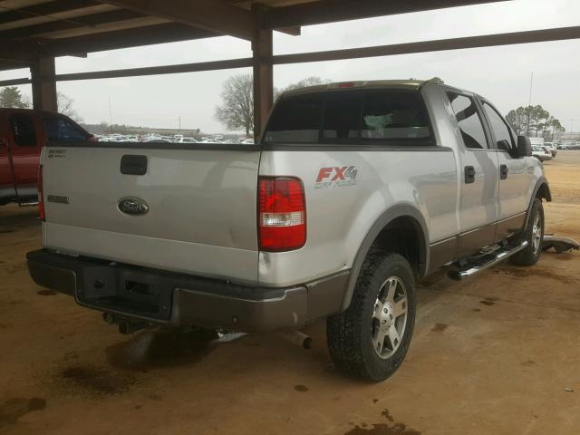 1FTPW14V37FA79910 - 2007 FORD F150 SUPER SILVER photo 4