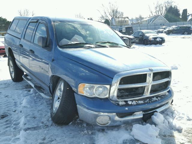 1D7HU18D65S114557 - 2005 DODGE RAM 1500 S BLUE photo 1