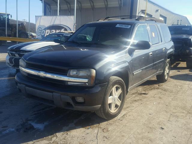 1GNES16S536130007 - 2003 CHEVROLET TRAILBLAZE GRAY photo 2