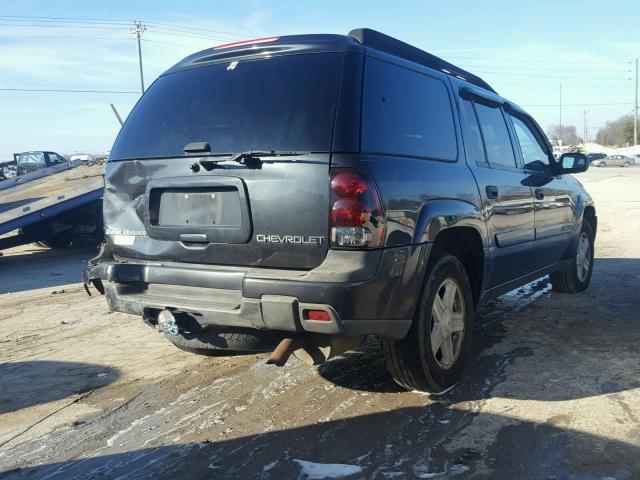 1GNES16S536130007 - 2003 CHEVROLET TRAILBLAZE GRAY photo 4