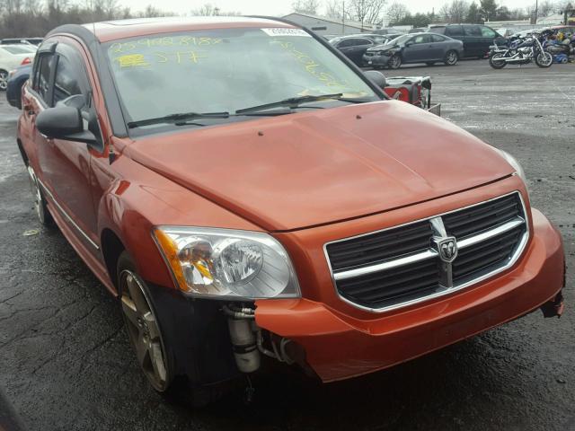 1B3HE78K47D203609 - 2007 DODGE CALIBER R/ ORANGE photo 1