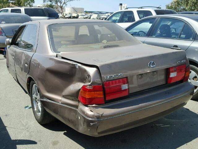 JT8BH28F7X0157765 - 1999 LEXUS LS 400 GOLD photo 3