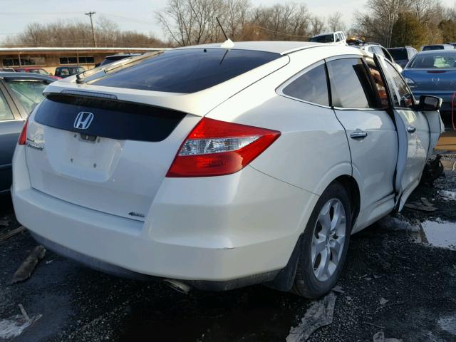 5J6TF2H59AL012844 - 2010 HONDA ACCORD CRO WHITE photo 4