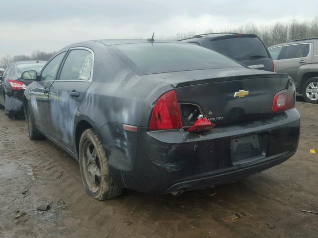 1G1ZB5E13BF205675 - 2011 CHEVROLET MALIBU LS BLACK photo 3