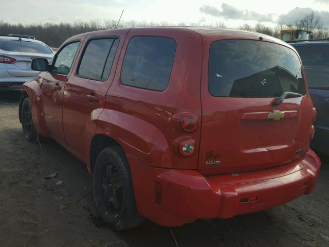 3GNBABDB6AS572866 - 2010 CHEVROLET HHR LT RED photo 3