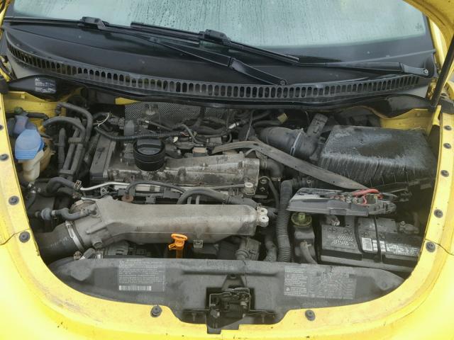 3VWCD21C0YM416500 - 2000 VOLKSWAGEN NEW BEETLE 黄色 照片 7