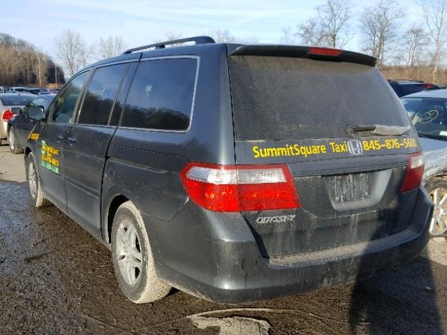 5FNRL38486B044457 - 2006 HONDA ODYSSEY EX GREEN photo 3