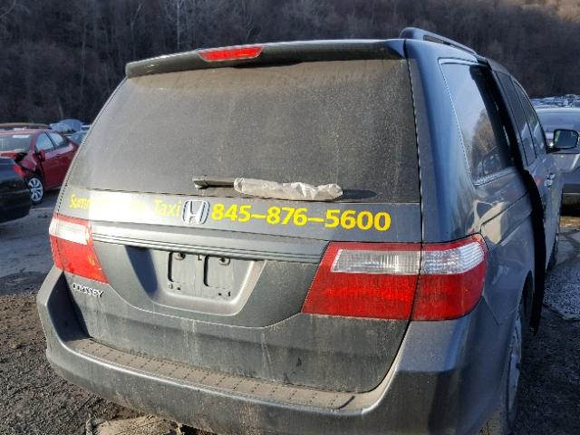 5FNRL38486B044457 - 2006 HONDA ODYSSEY EX GREEN photo 4