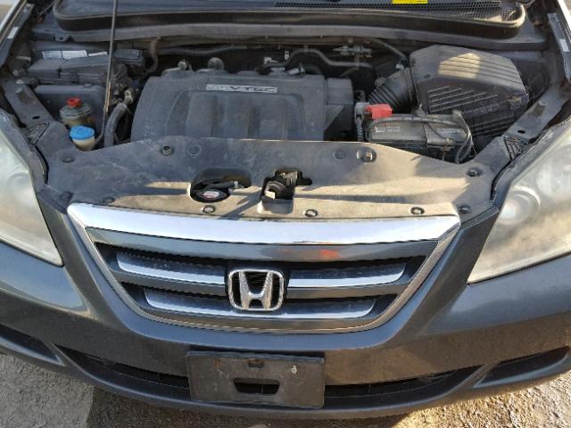 5FNRL38486B044457 - 2006 HONDA ODYSSEY EX GREEN photo 7