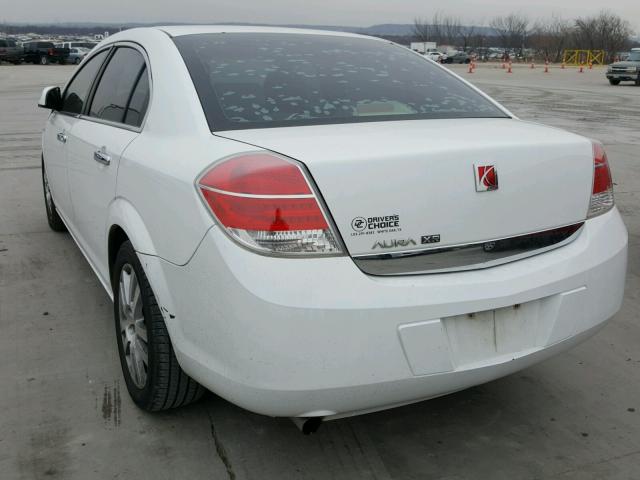 1G8ZV57B39F216183 - 2009 SATURN AURA XR WHITE photo 3