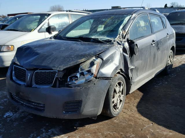 5Y2SM67039Z465502 - 2009 PONTIAC VIBE BLACK photo 2