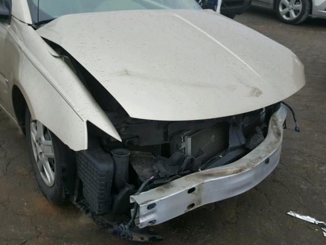 1G8AJ55F77Z137710 - 2007 SATURN ION LEVEL GOLD photo 9