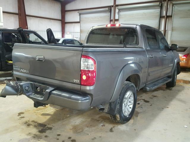 5TBET38166S550118 - 2006 TOYOTA TUNDRA DOU GRAY photo 4