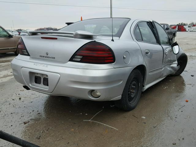 1G2NE52E35M140528 - 2005 PONTIAC GRAND AM S SILVER photo 4