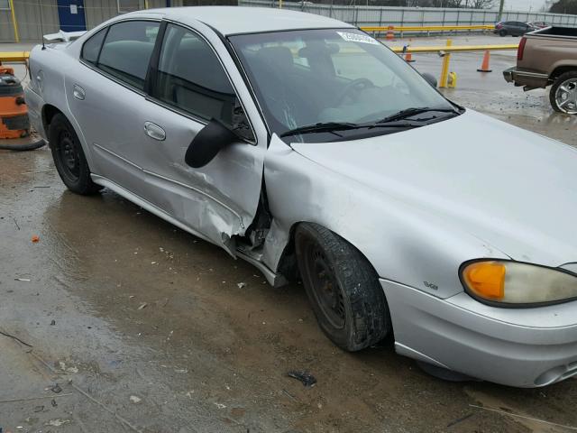 1G2NE52E35M140528 - 2005 PONTIAC GRAND AM S SILVER photo 9