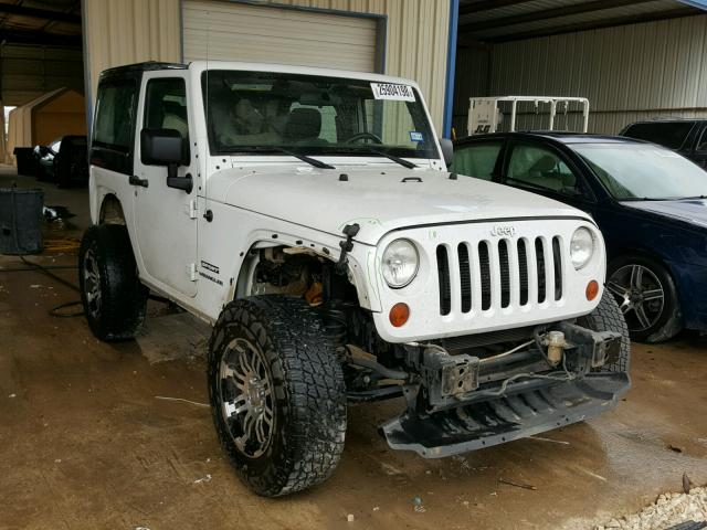 1C4AJWAG4CL281982 - 2012 JEEP WRANGLER S WHITE photo 1