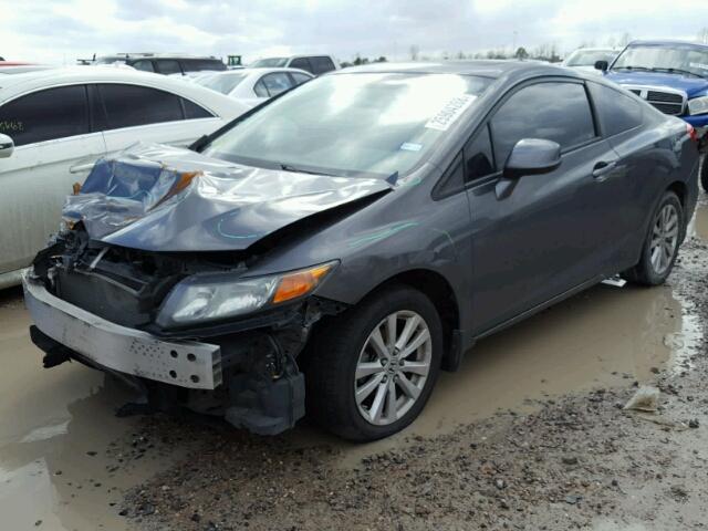 2HGFG3B8XCH562788 - 2012 HONDA CIVIC EX GRAY photo 2