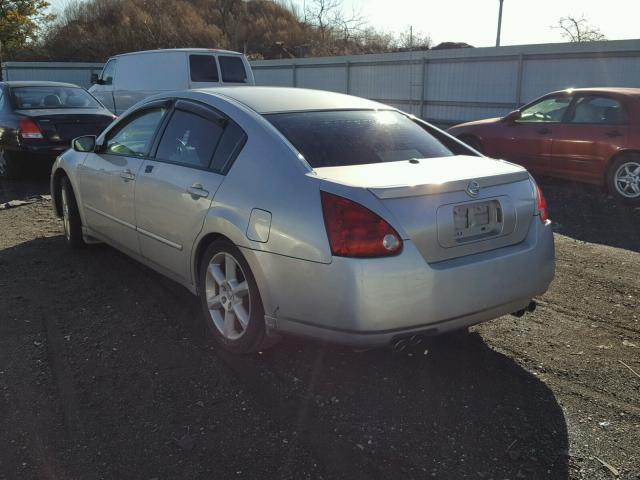 1N4BA41EX4C842085 - 2004 NISSAN MAXIMA SE SILVER photo 3