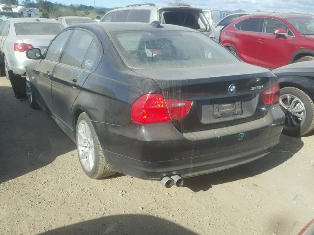 WBAPH5C53AA438919 - 2010 BMW 328 I SULE BLACK photo 3