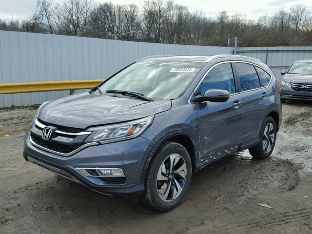 5J6RM4H96GL062513 - 2016 HONDA CR-V TOURI GRAY photo 2