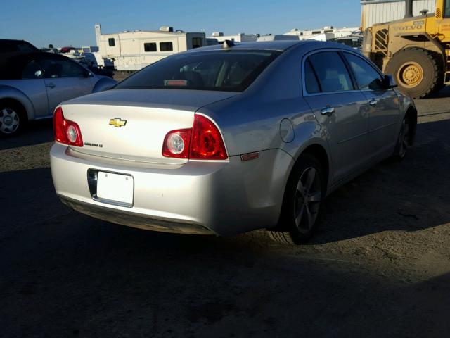 1G1ZC5E00CF100856 - 2012 CHEVROLET MALIBU 1LT ვერცხლისფერი ფოტო 4