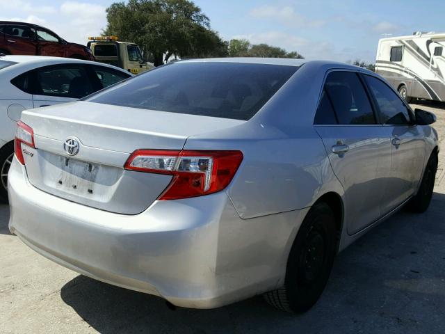 4T1BF1FK2CU572573 - 2012 TOYOTA CAMRY SILVER photo 4