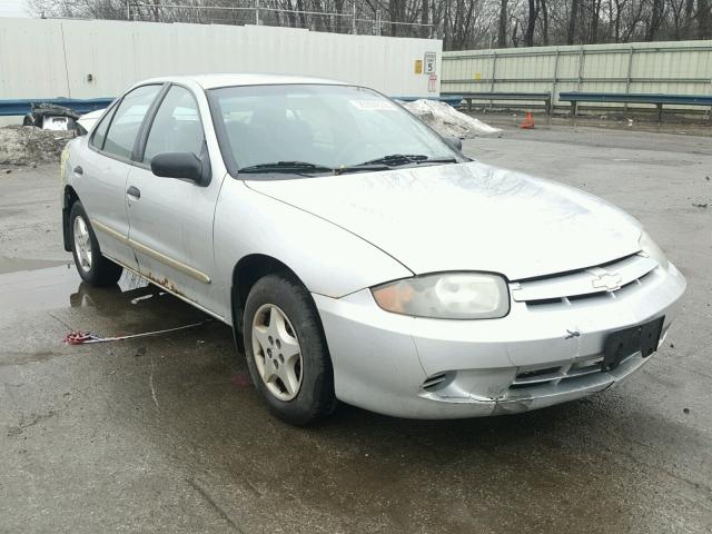 1G1JC52F037353160 - 2003 CHEVROLET CAVALIER SILVER photo 1