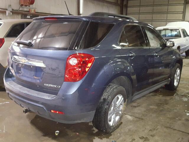 2GNFLGEK8E6317518 - 2014 CHEVROLET EQUINOX LT GRAY photo 4