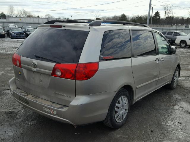 5TDKK4CC1AS300354 - 2010 TOYOTA SIENNA CE GOLD photo 4