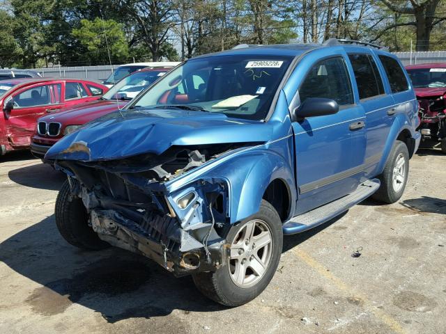 1D4HD48256F123404 - 2006 DODGE DURANGO SL BLUE photo 2