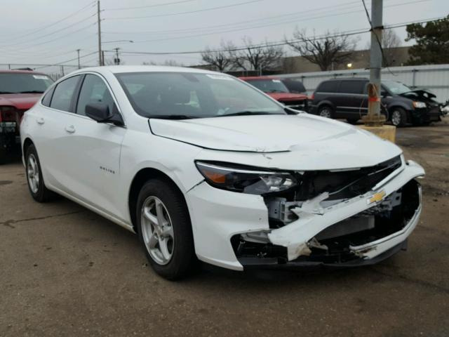 1G1ZB5ST9HF123903 - 2017 CHEVROLET MALIBU LS WHITE photo 1