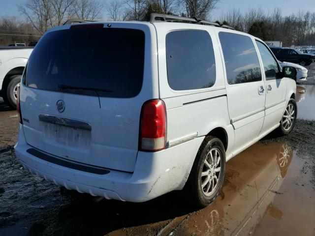 5GADV23L95D234787 - 2005 BUICK TERRAZA CX WHITE photo 4